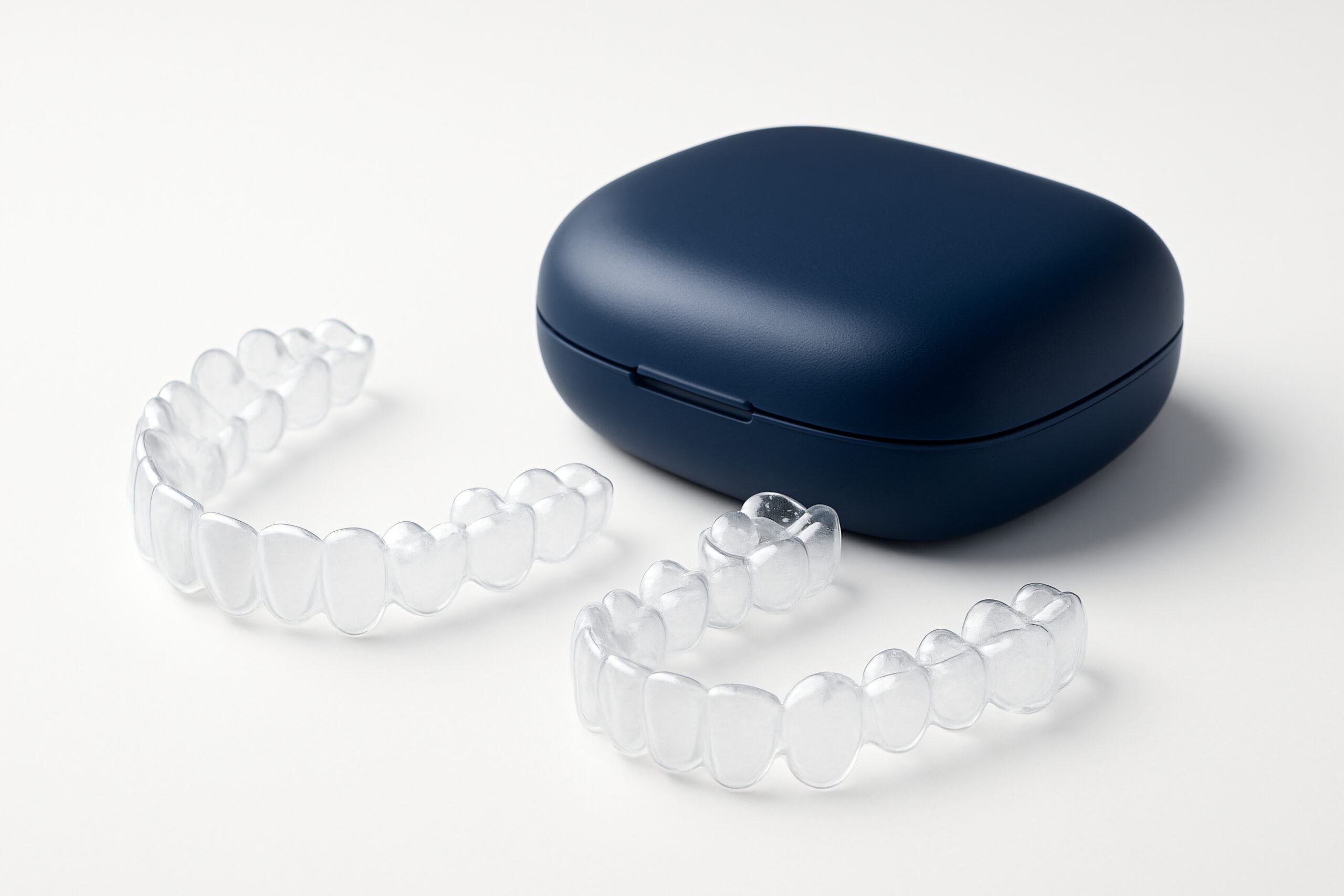 Clear Dental Aligners with Storage Case