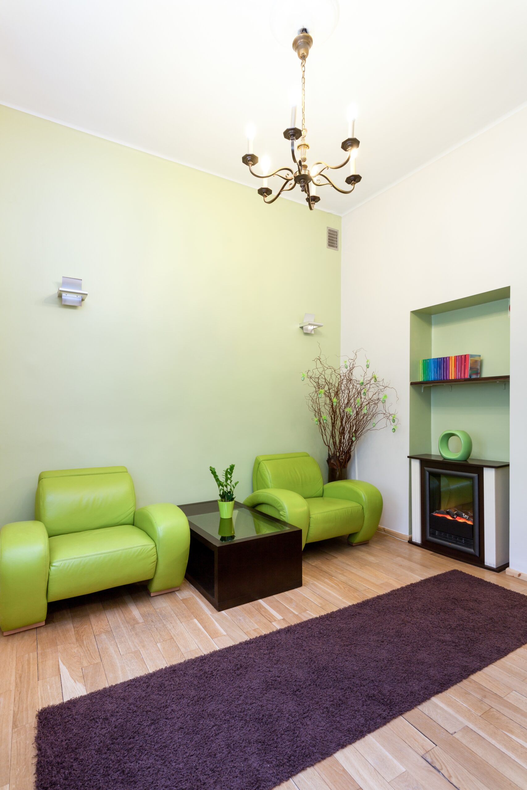 Waiting or reception room in dental clinic